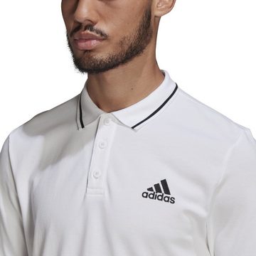 adidas Sportswear Poloshirt M SL PQ PS WHITE/BLACK