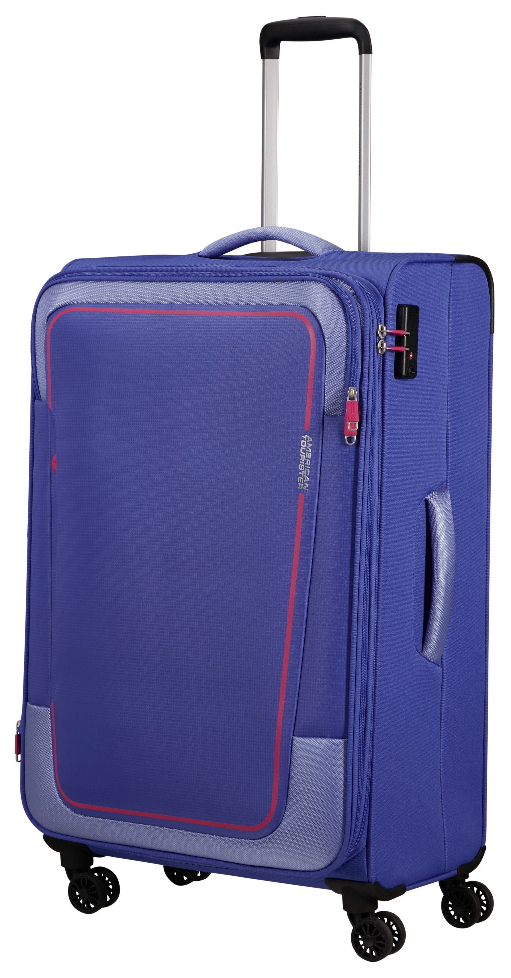 Koffer PULSONIC Spinner American 80, Tourister® lilac Rollen soft 4