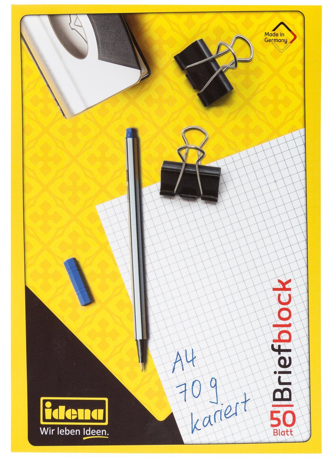 Idena Briefumschlag Idena Briefblock kariert 50 Blatt 70g/m² DIN A4