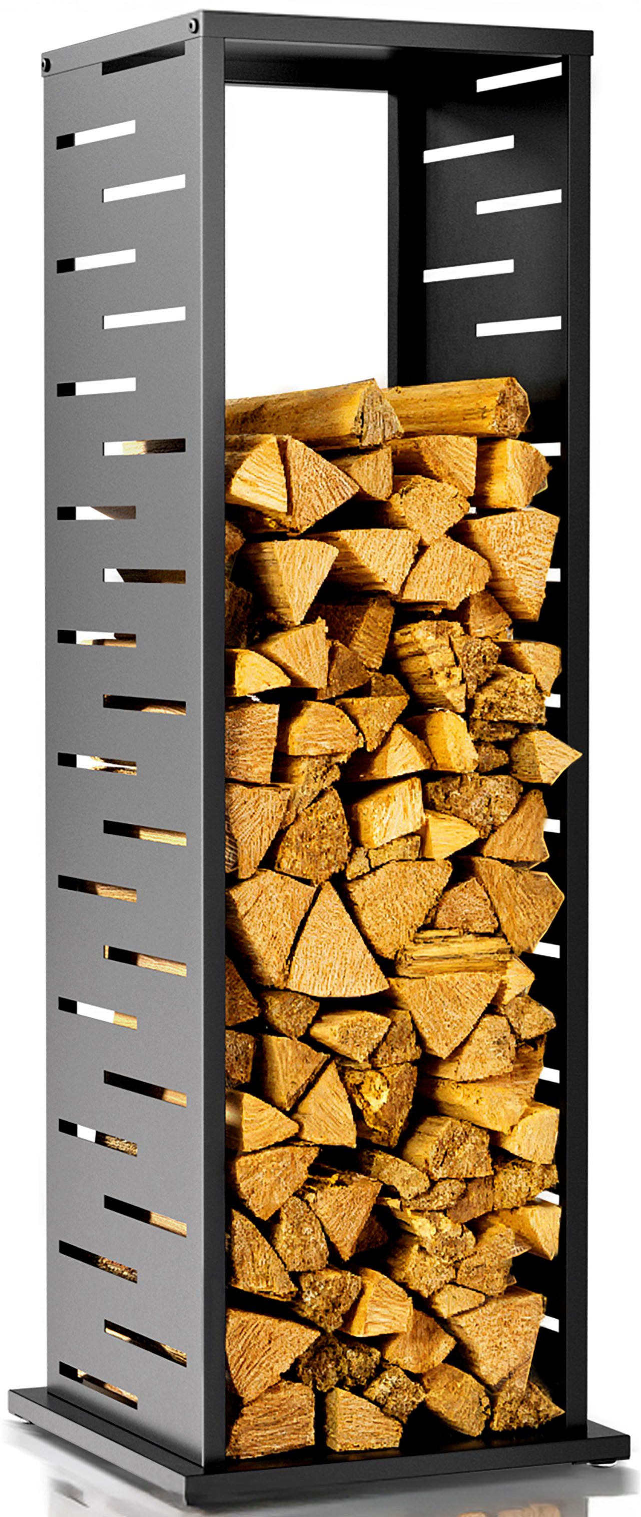 WESTMANN Kaminholzregal Luma Grid, BxTxH:37,5x37,5x112 cm