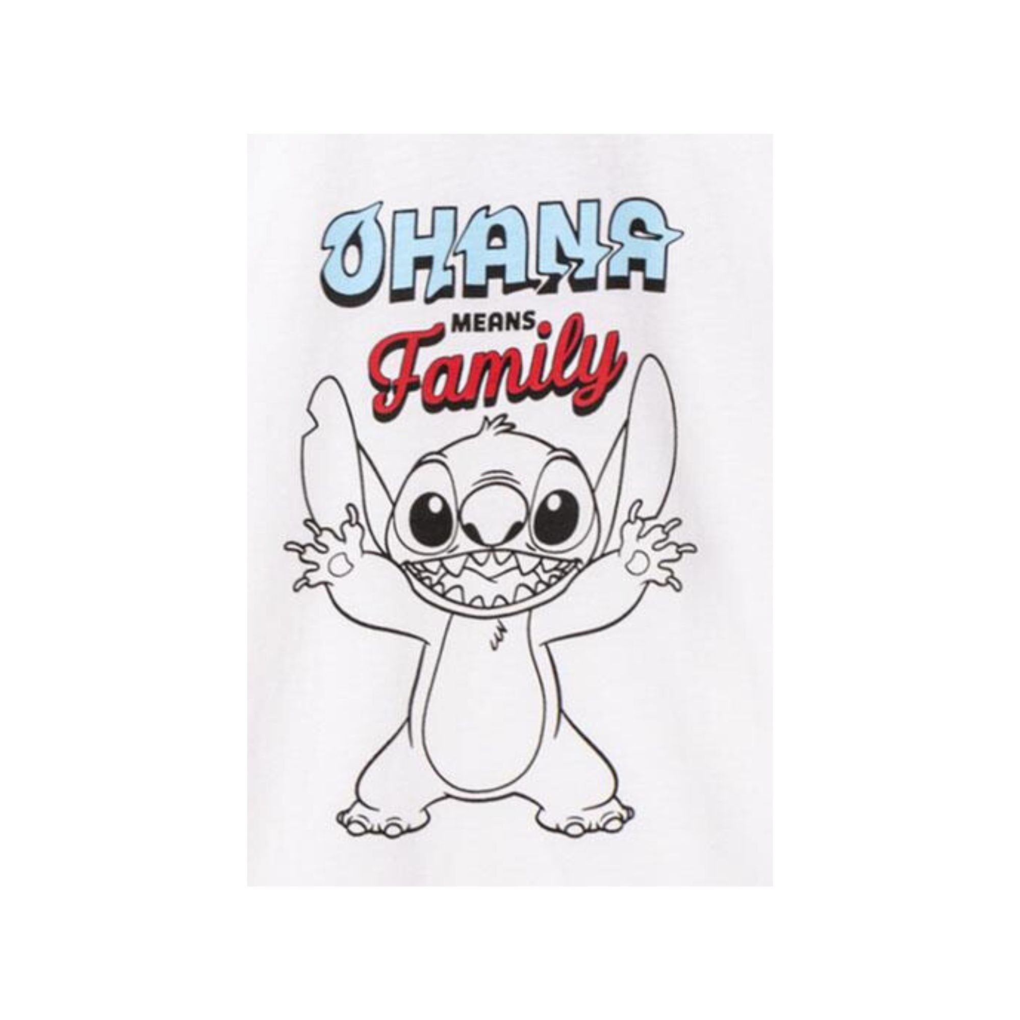 Stitch FAMILY & Gr. MEANS Jerseyshirt T-Shirt Lilo OHANA Kinder 104 - cm 152