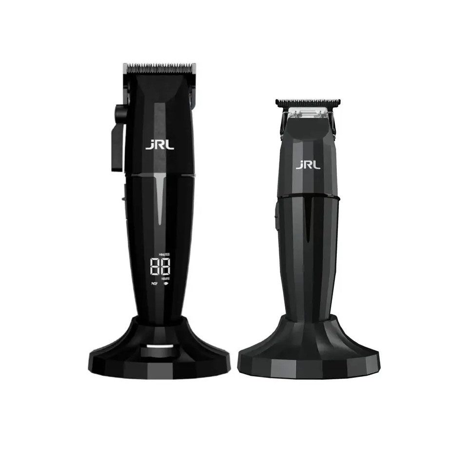 JRL Haarschneider JRL Profi Friseur Set - 1, Komplettset bestehend aus Clipper, Trimmer, Shaver, Haartrockner, Profi Barber Komplettset, kabellos & leistungsstark, ultraleicht