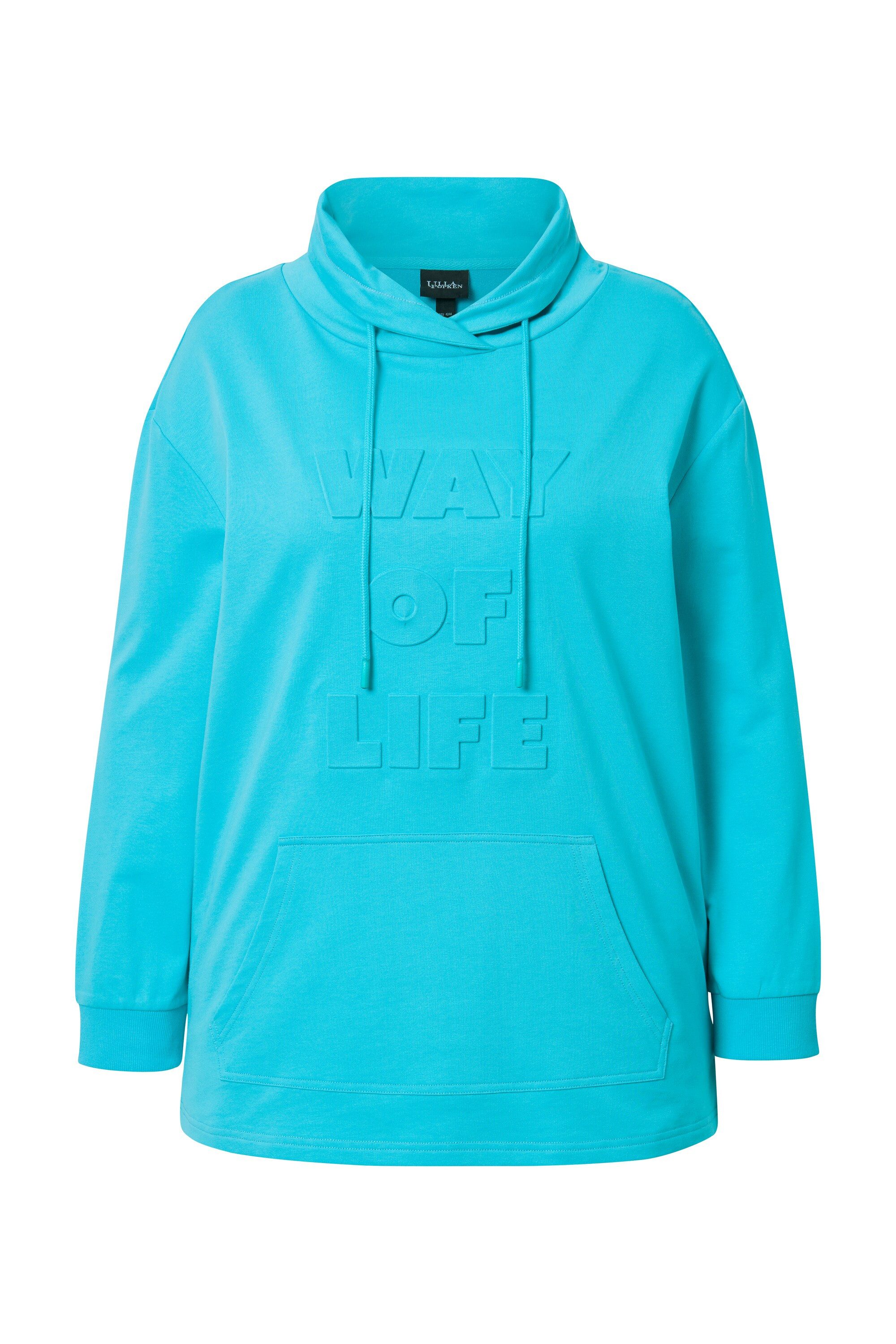 Ulla Popken Sweatshirt Sweatshirt 3D-Prägung Oversized günstig online kaufen