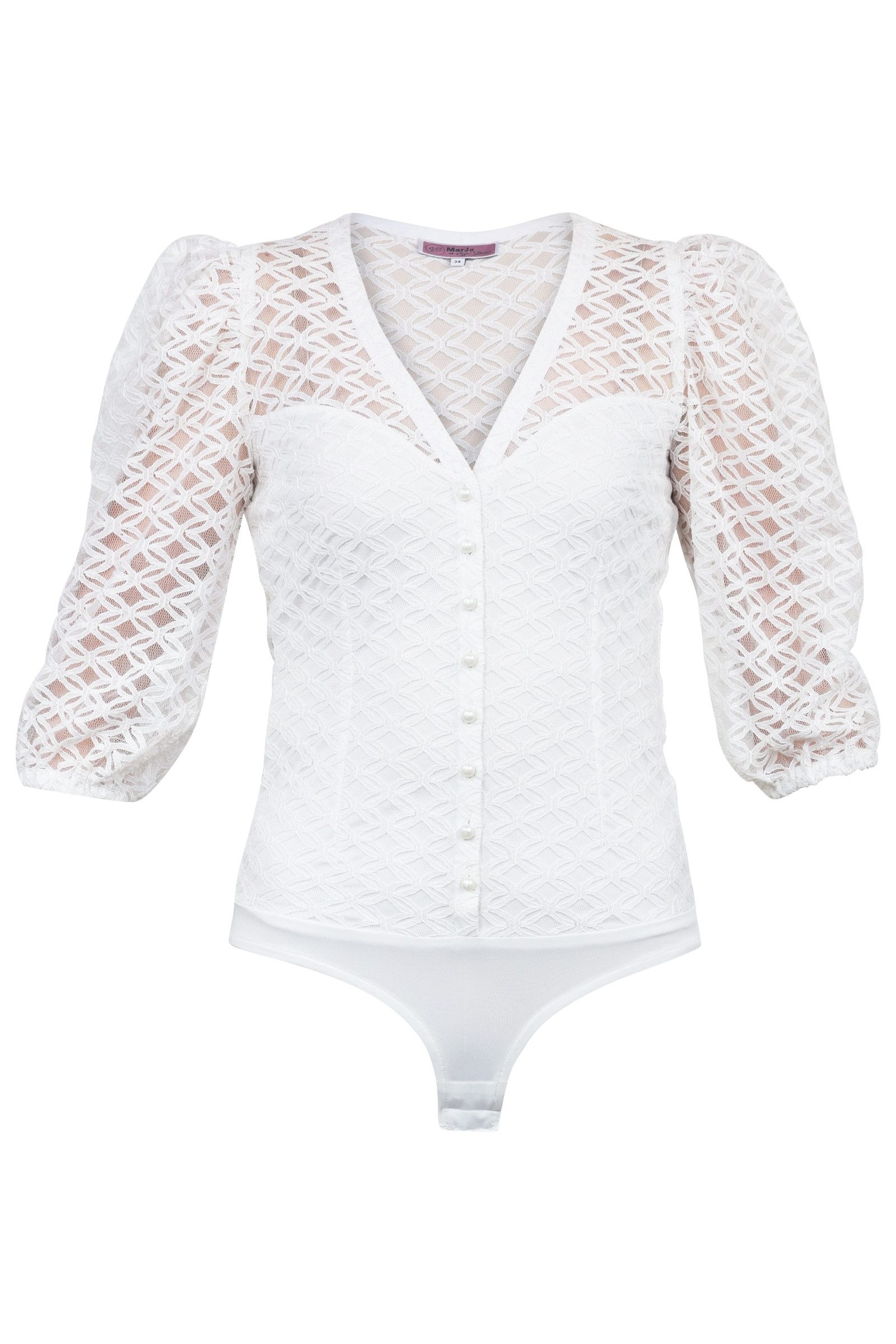 MarJo Blusenbody Blusenbody - ANDAU - off white, schwarz