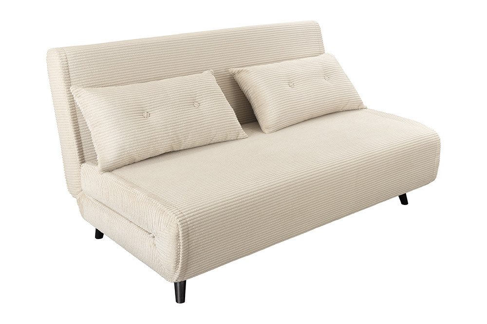 riess-ambiente Relaxsessel SMART MULTIFUNCTION 140cm beige - Cord, Bettfunktion, FSC-zertifiziert (Einzelartikel, 1-St), Ausziehbarer Schlafsessel - ideal für Arbeits-, Wohn- und Gästezimmer
