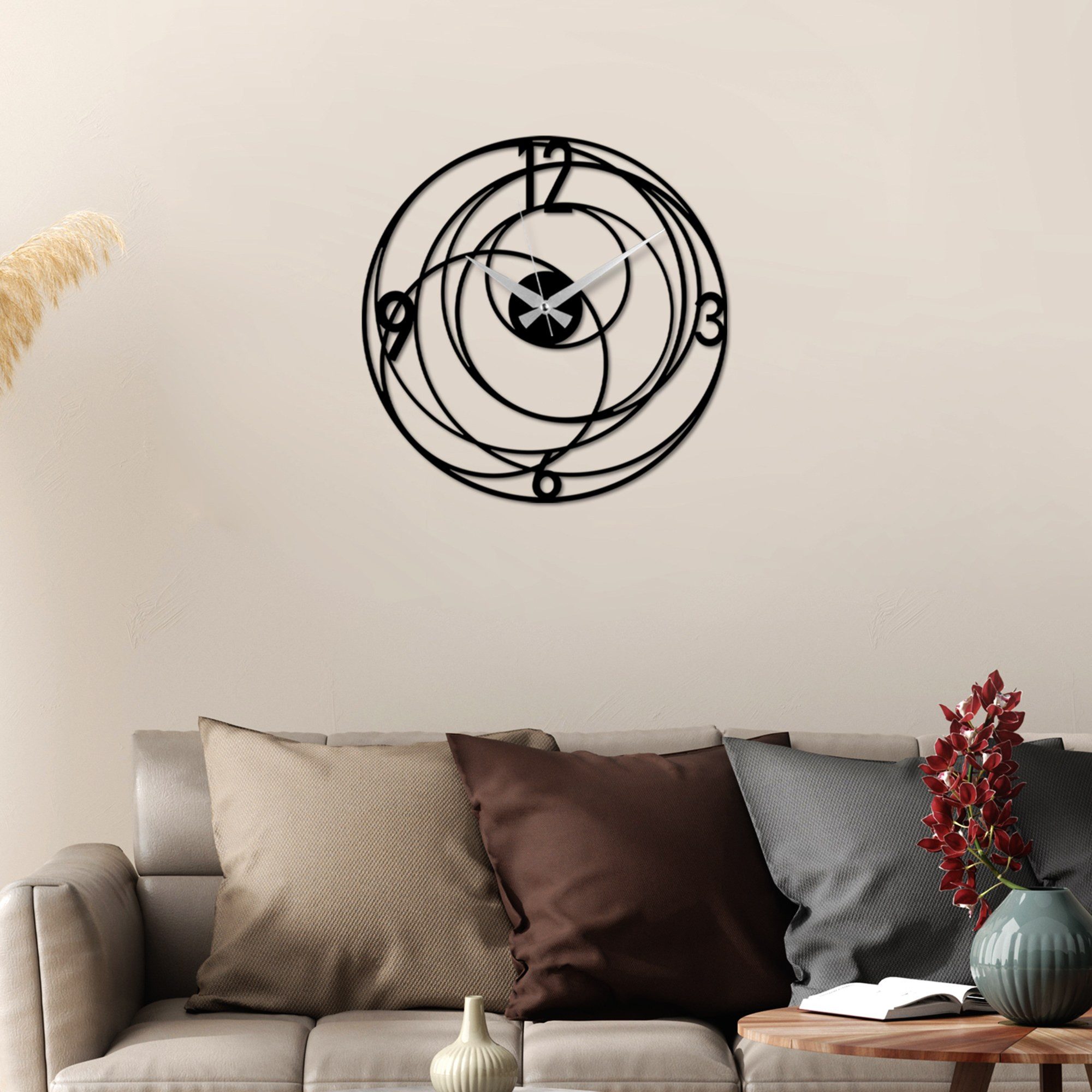 Wallity Wanduhr 100% METAL