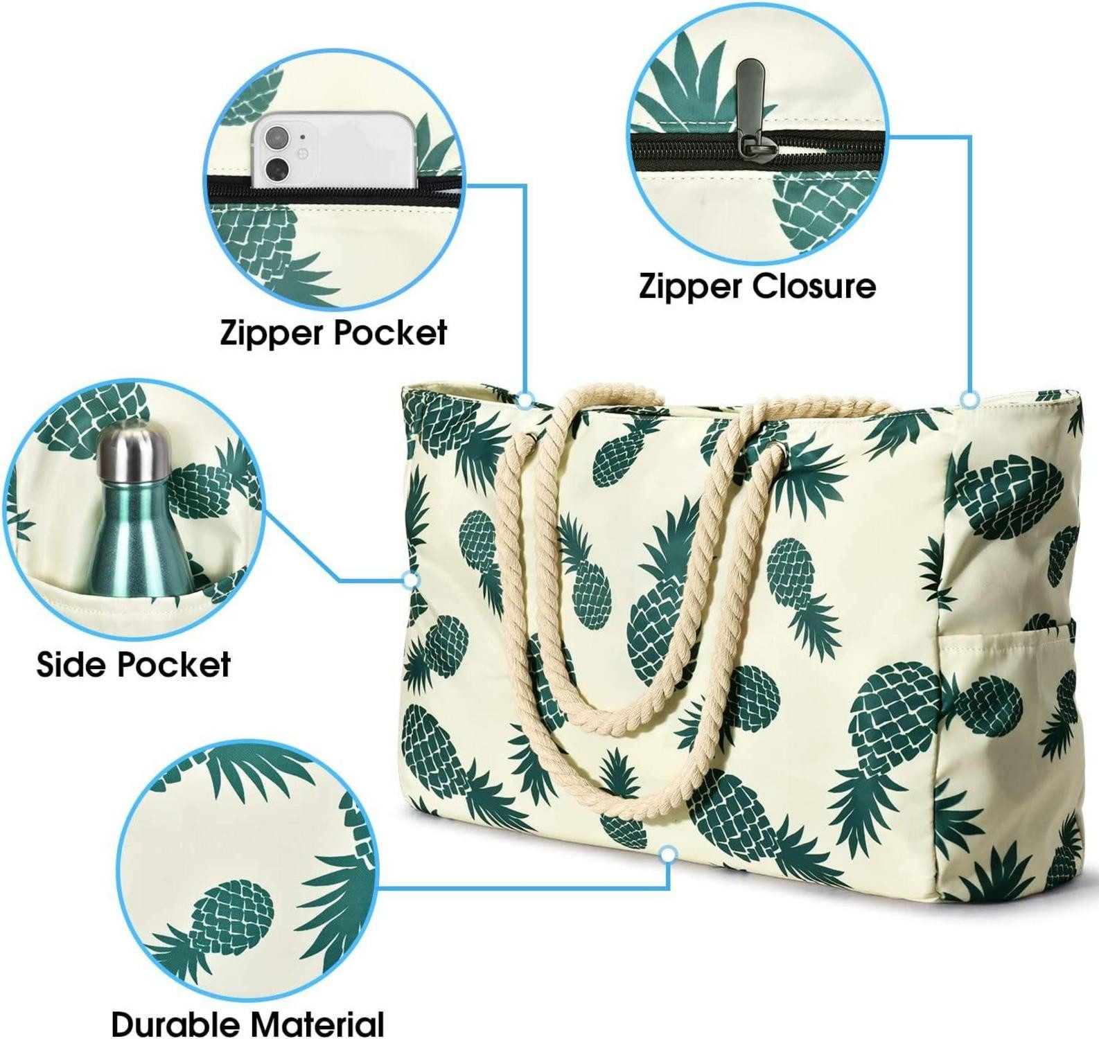 LuxusKollektion Strandtasche Strandtasche Groß Wasserdicht Tote günstig online kaufen