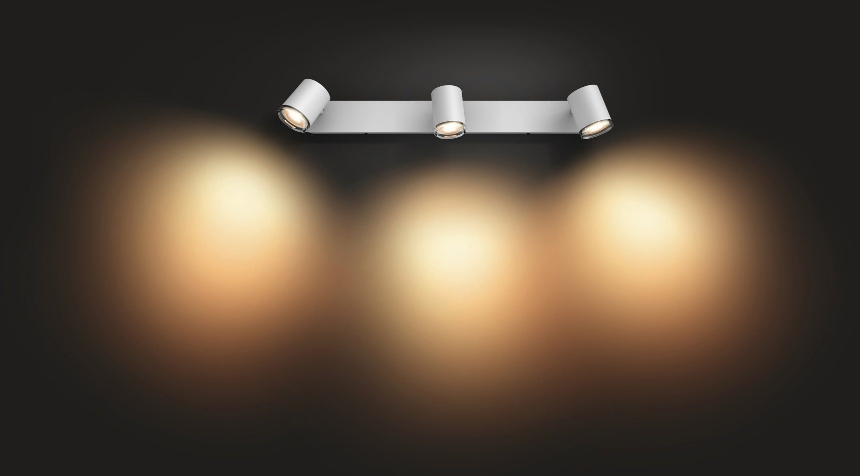 Philips Hue LED Flutlichtstrahler Adore, Leuchtmittel wechselbar, Dimmfunktion, Warmweiß