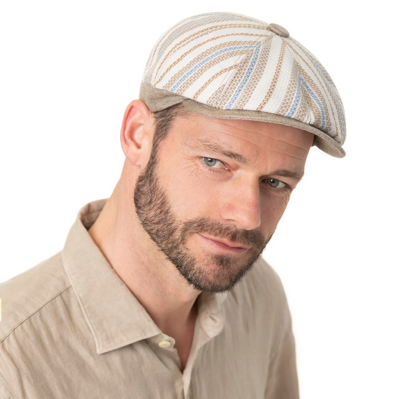 Lierys Flat Cap (1-St) Schirmmütze mit Schirm, Made in Italy
