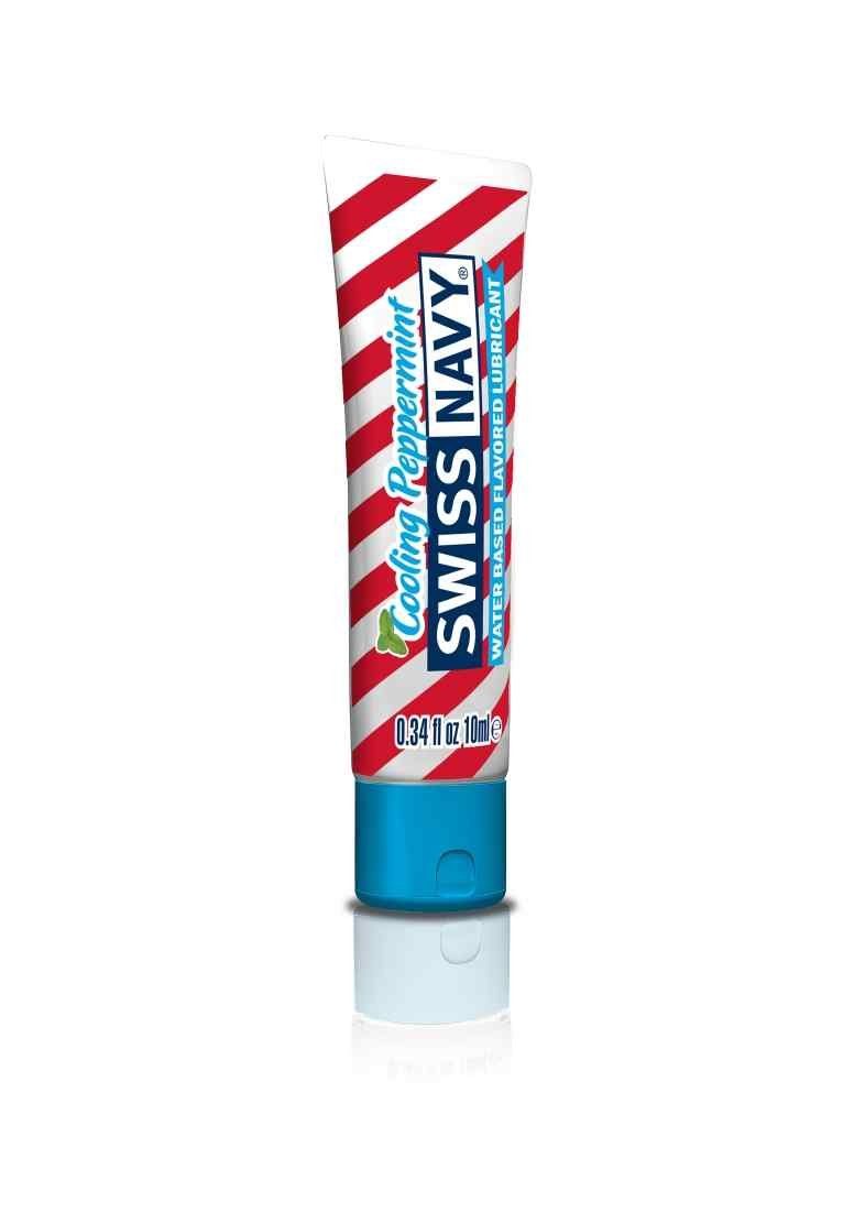 SWISS NAVY Gleitgel Swiss Navy Gleitmittel Mit Cooling Peppermint-Geschmack 10ml | Gleitgele