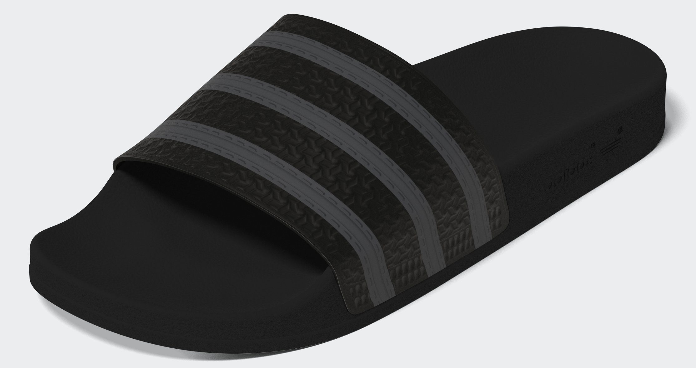 adidas Originals ADILETTE Badesandale Core Black Core Carbon Black / 