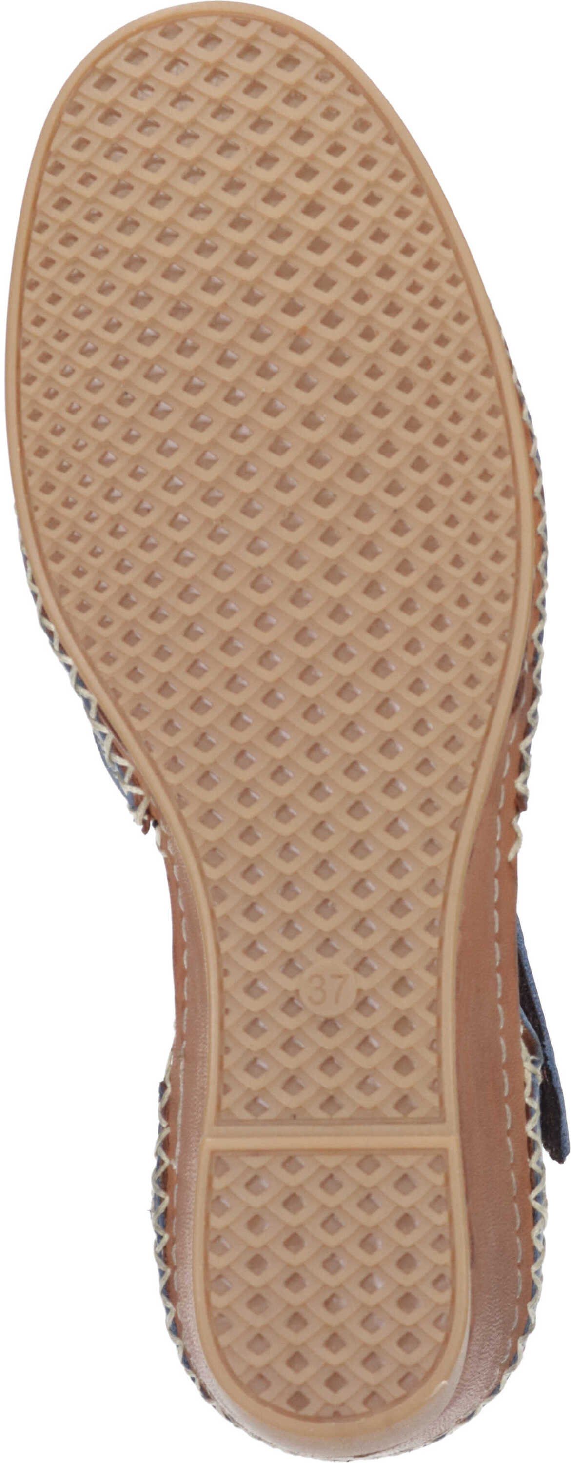 Leder Sandalette aus Manitu echtem Sandalen