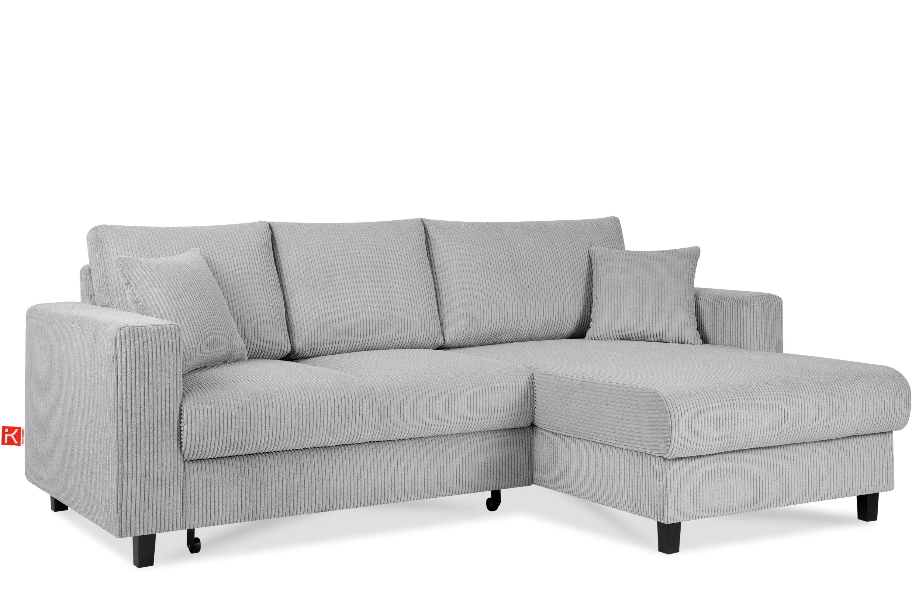 KONSIMO® Ecksofa Rechts Ecksofa EGRET, mit günstig online kaufen