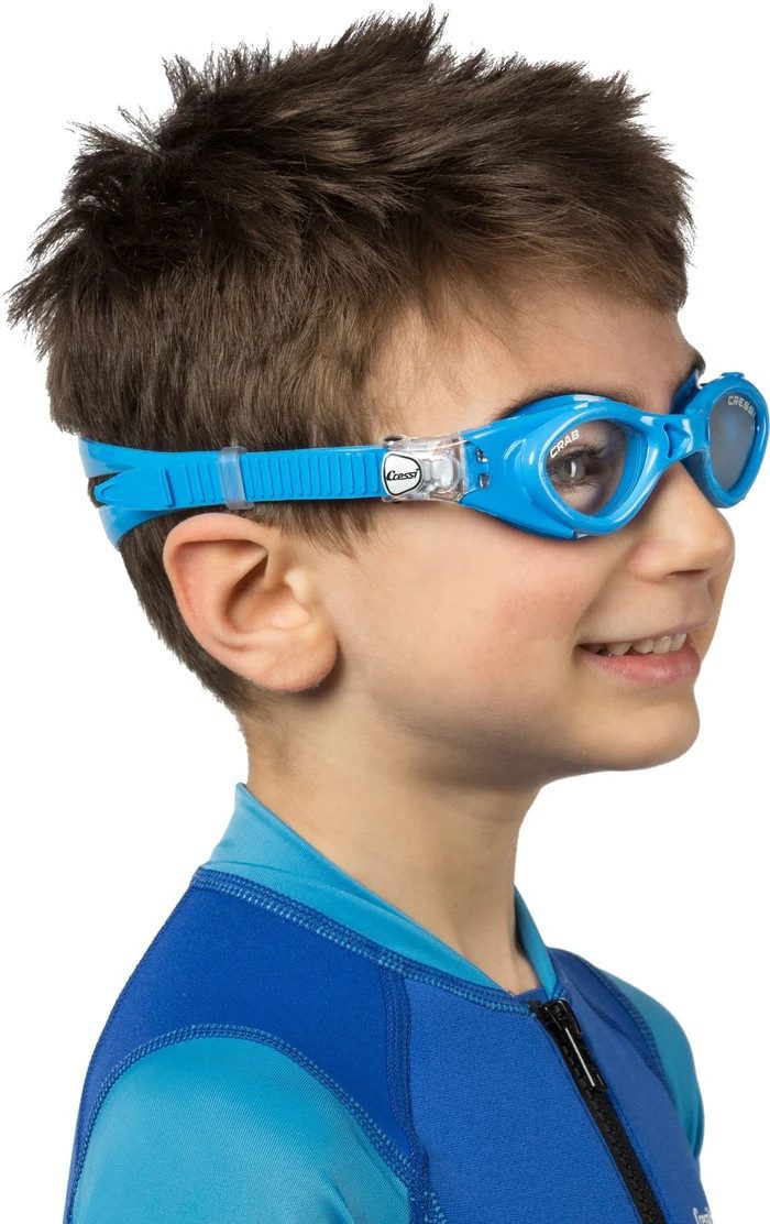 Cressi Schwimmbrille Crab Kid blue/transparent