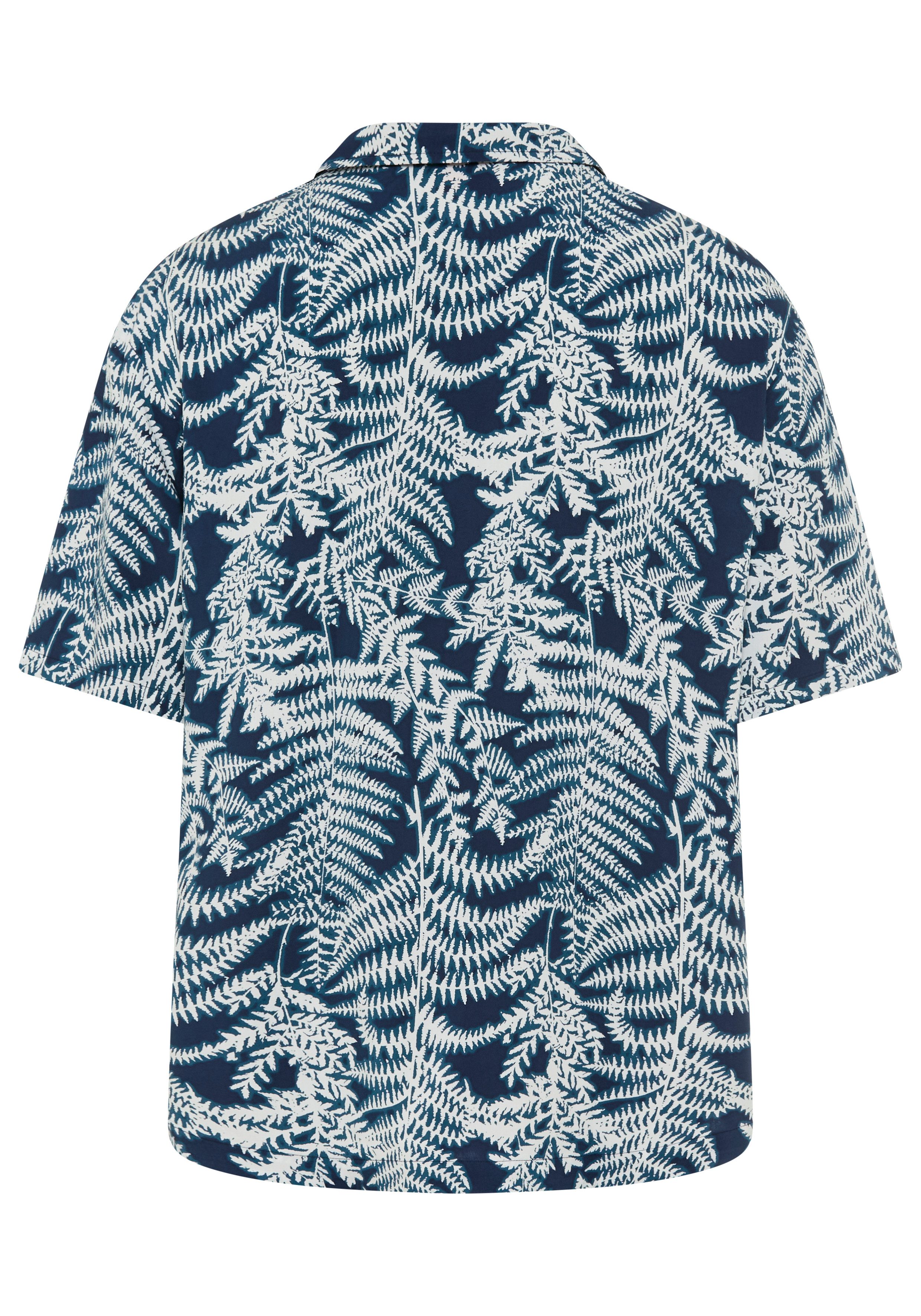 HUGO Kurzarmhemd relaxed fit, gemustert, mit Blumen-Print
