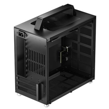 Jonsbo PC-Gehäuse Jonsbo Jonsbo T8 PLUS Mini-ITX Gehäuse, Tempered Glass - schwarz Mini-