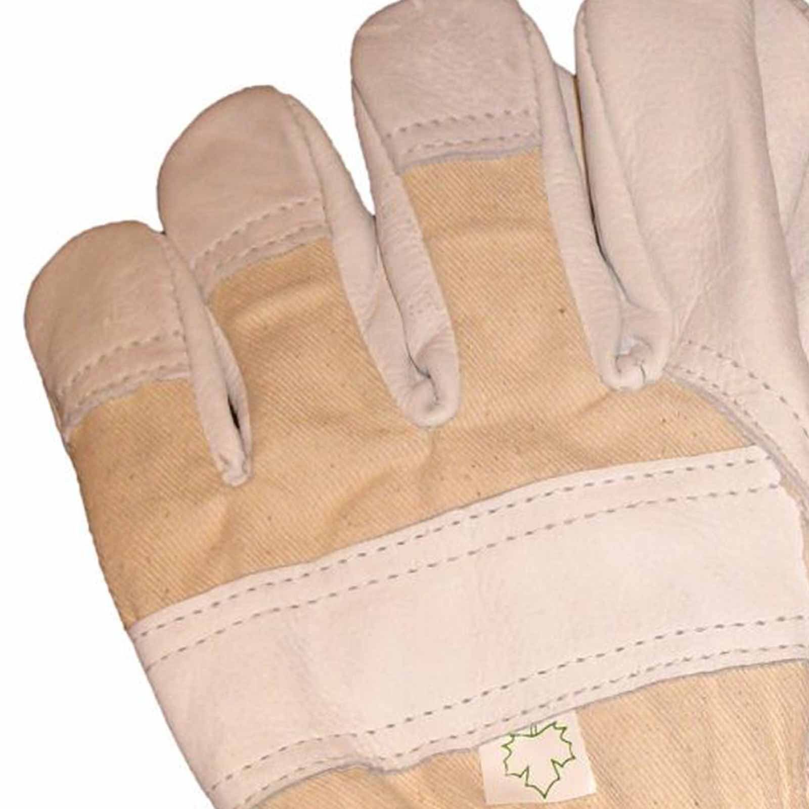 Keiler Forst Mechaniker-Handschuhe Nr.5 Lederhandschuh, Forsthandschuh, mit Stulpe