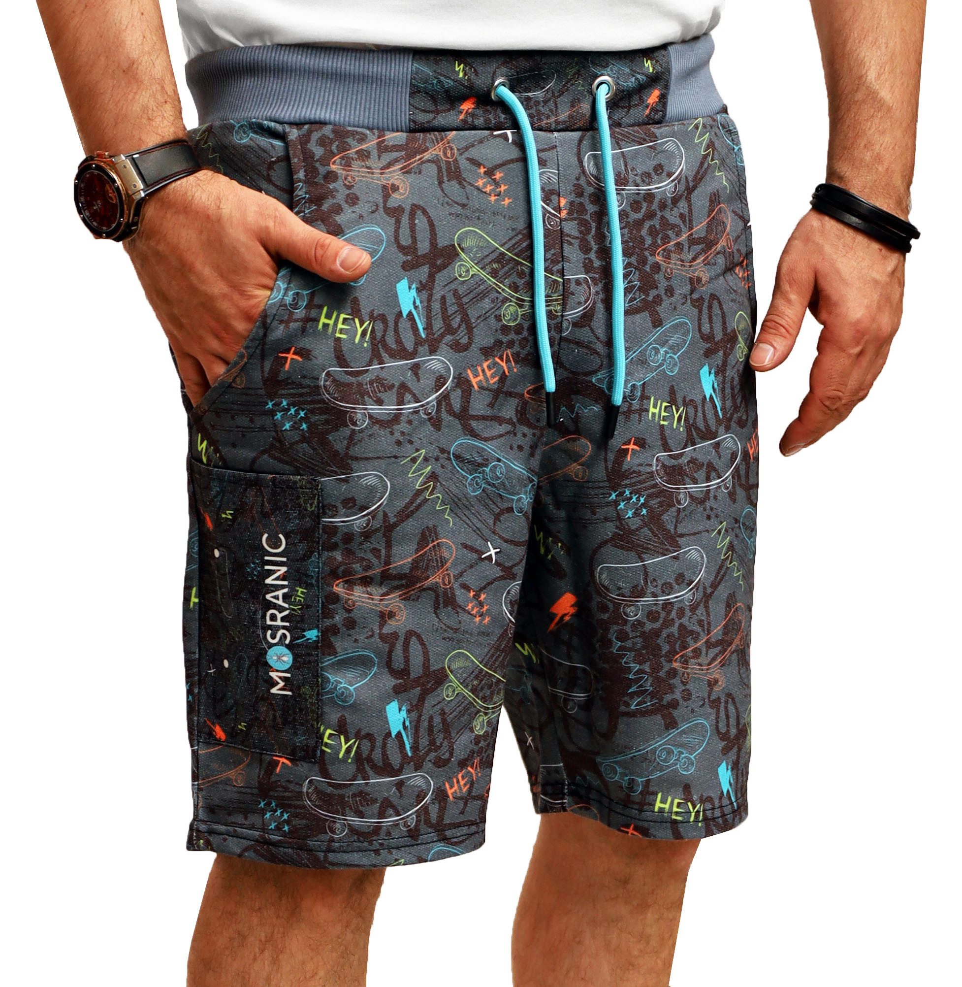 Shorts Herren Short kurze Hose Sommer Skater Skateboard Sneaker Sport