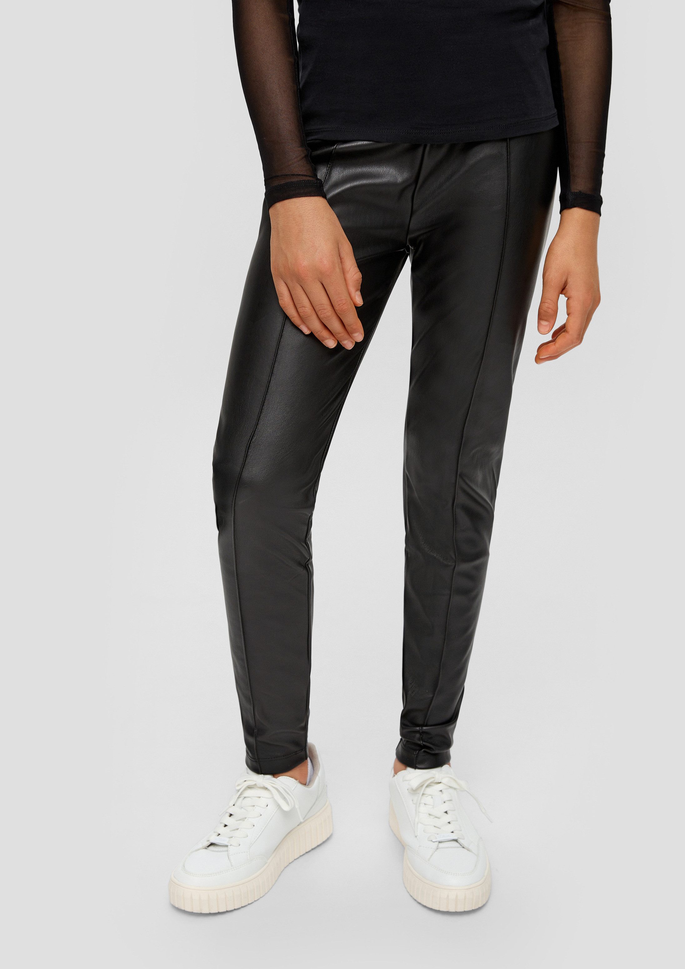 s.Oliver Leggings Leggings Slim: Leggings in Lederoptik