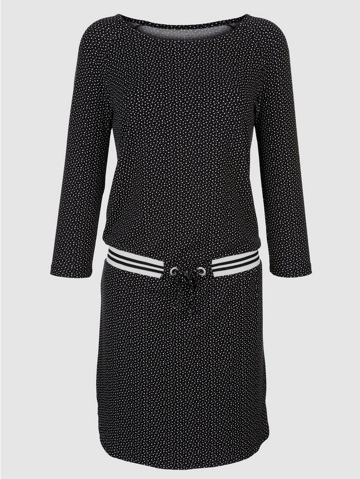 Dress In Kleid mit grafischen Druck in schwarz