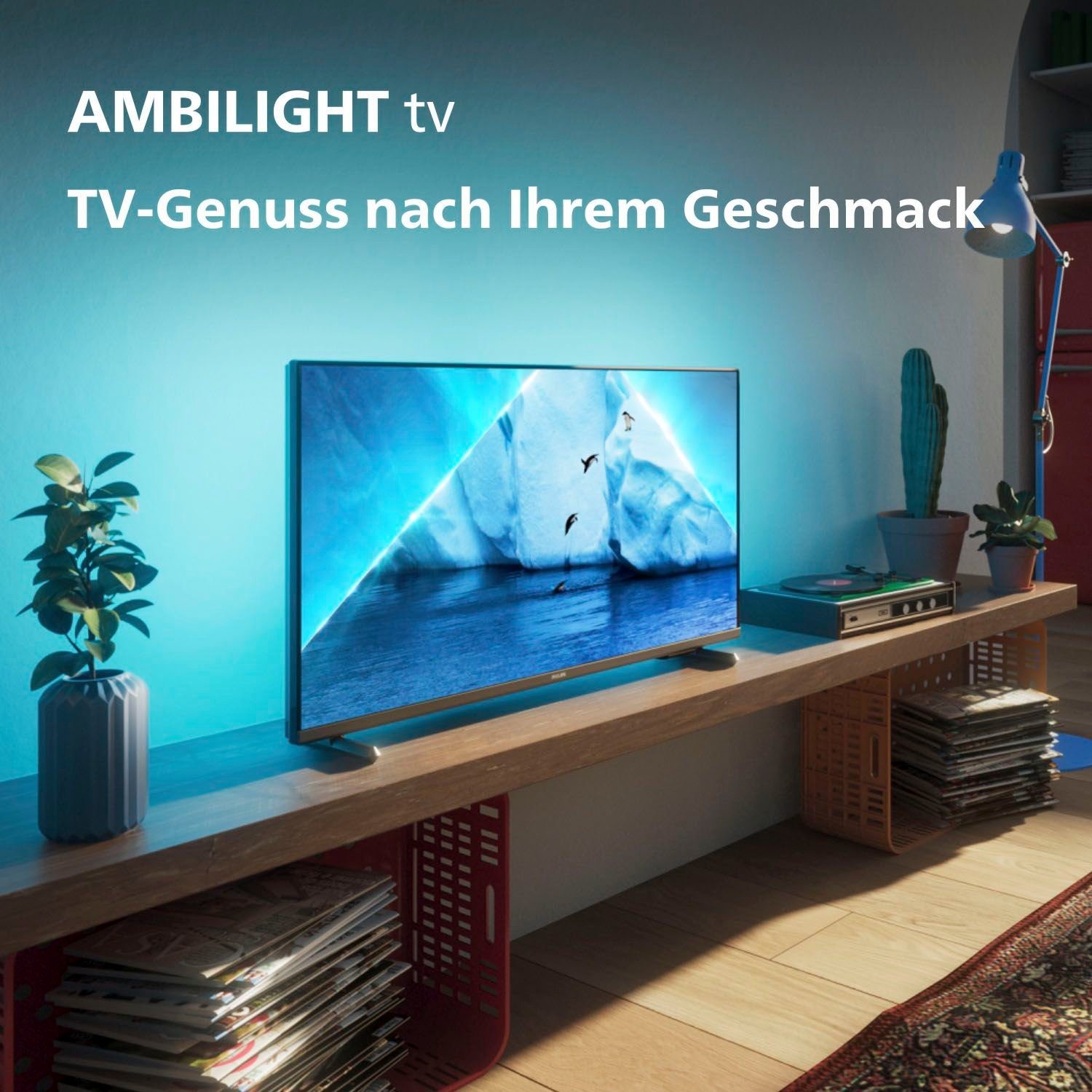 Zoll, LED-Fernseher Full cm/32 32PFS6908/12 Smart-TV) Philips (80 HD,