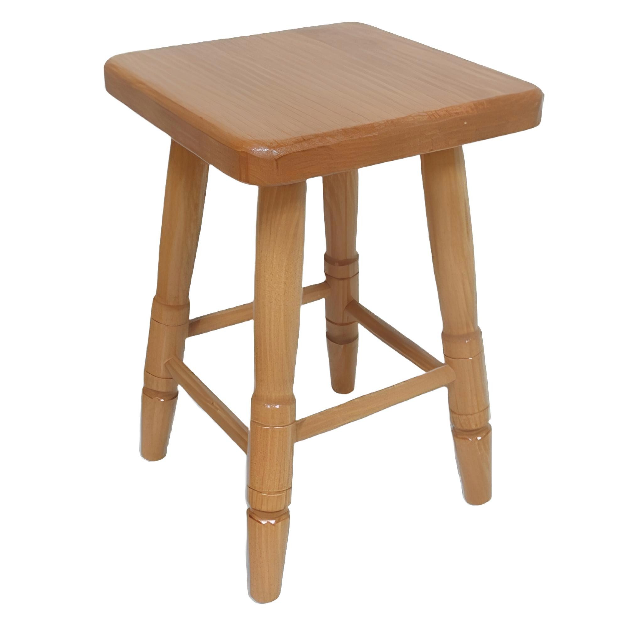 Xlmoebel Hocker Massiver Buchenholz-Sitzhocker für die Küche oder das Esszimmer. (Hocker), Hergestellt in Europa