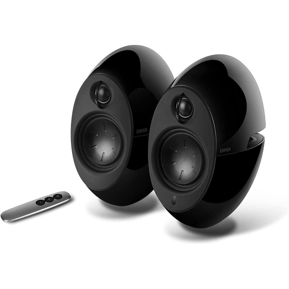 Edifier® Luna E25 Stereo (Bluetooth, Schwarz W, 74 Infrarot-Fernbedienung) Bluetooth-Lautsprecher