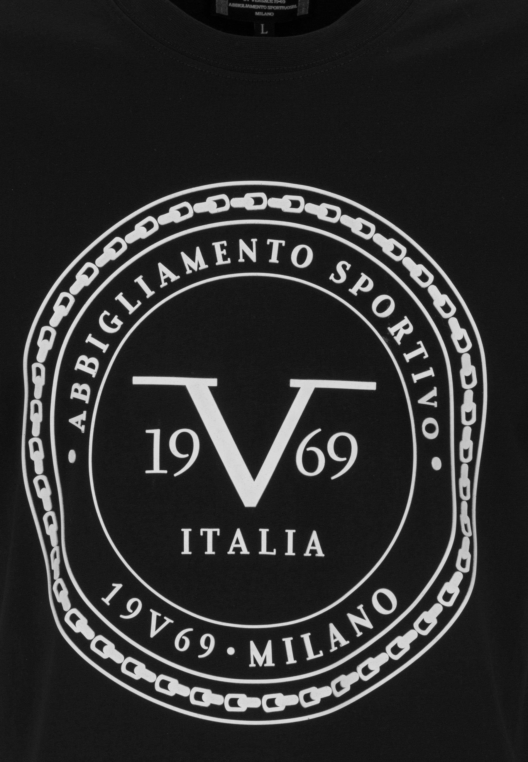 19V69 Italia by Versace BLACK Felix T-Shirt T-Shirt