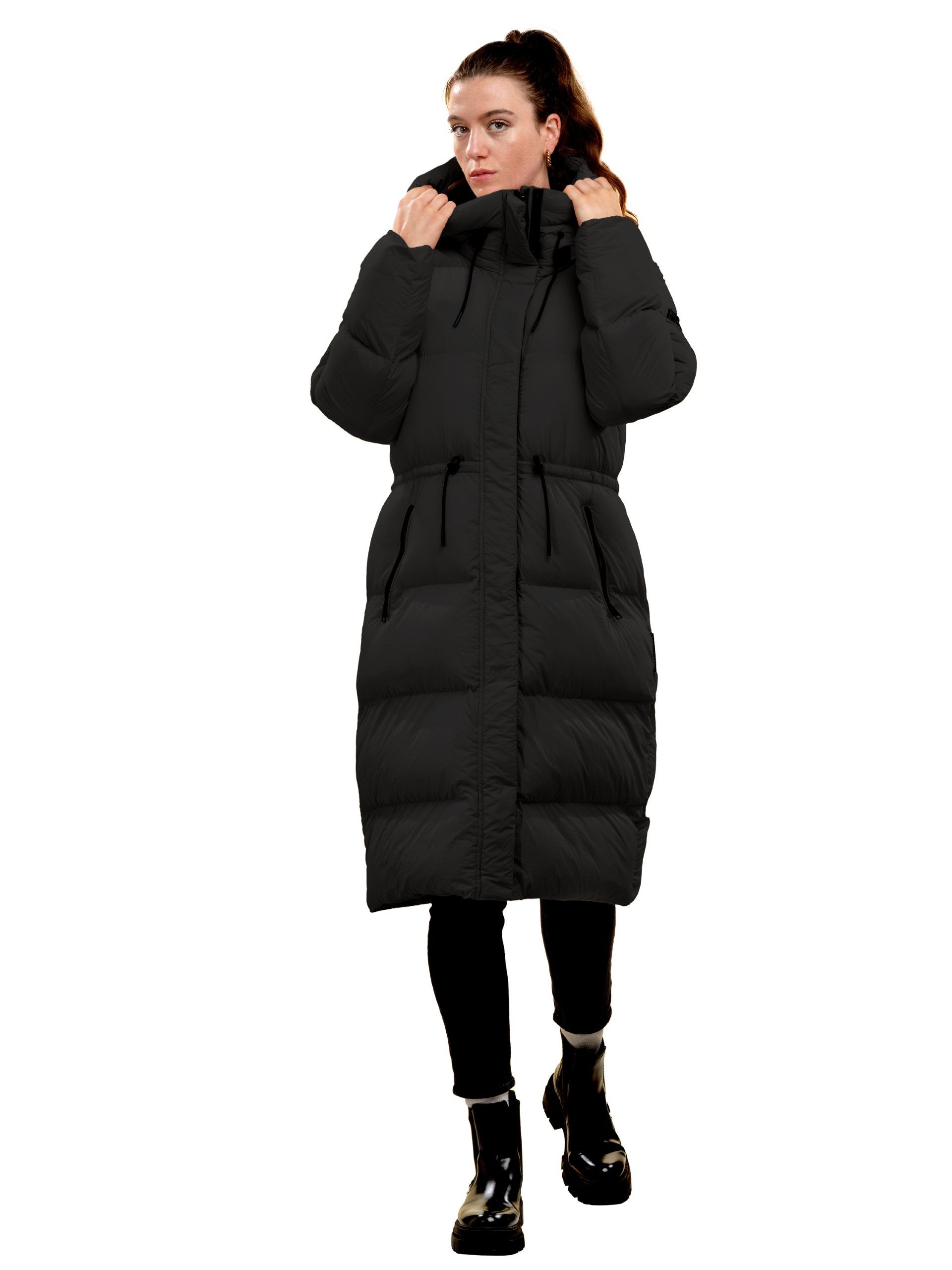 Shorai Steppmantel SH2404.576 schwarz, weitenregulierbare Kapuze und zusätz günstig online kaufen