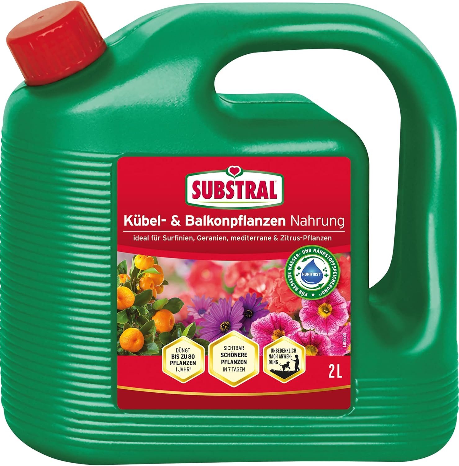 Pflanzenstärkungsmittel Substral Spezial-Flüssigdünger für Kübel- & Balkonpflanzen, 2 Liter