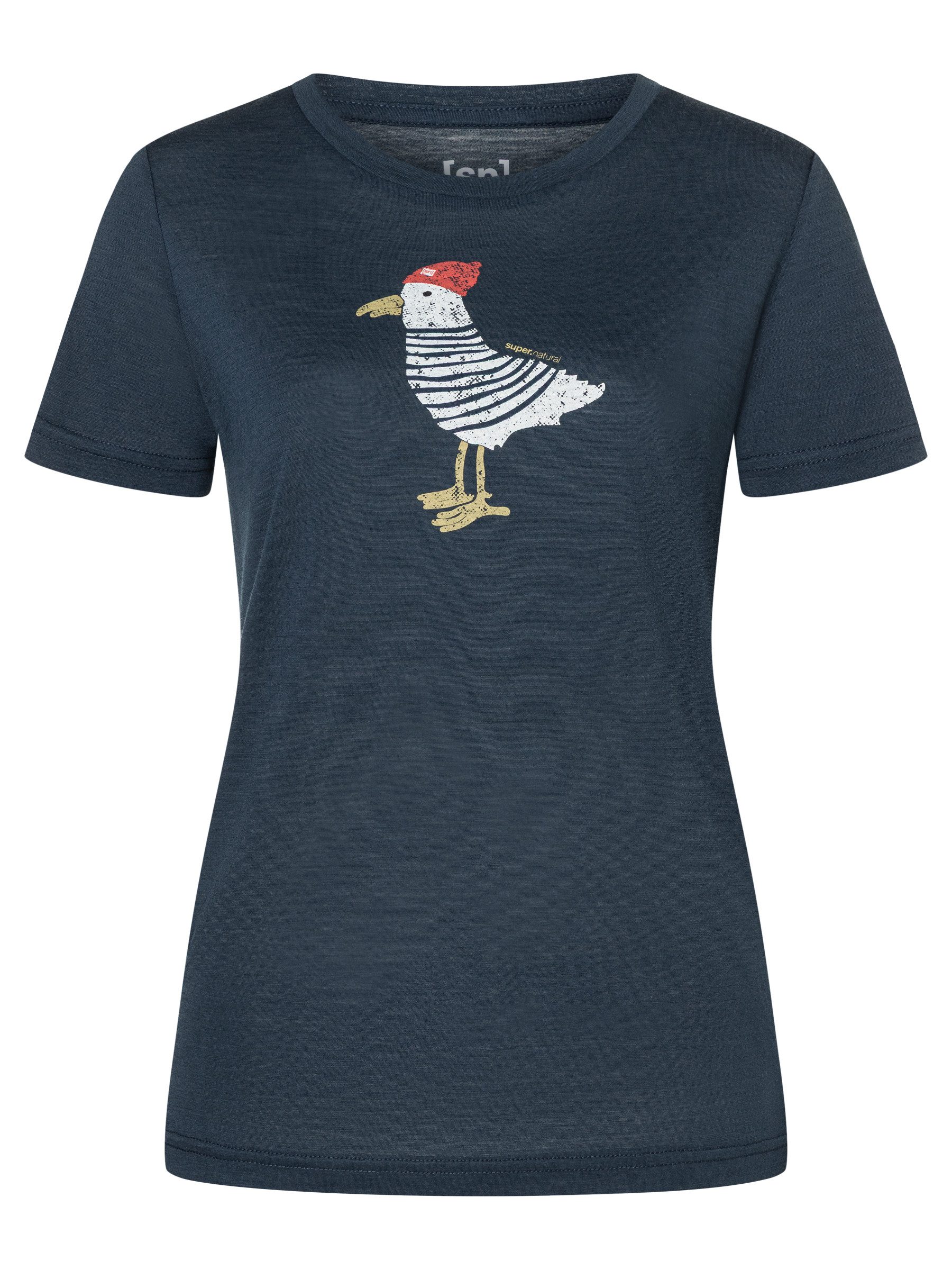 Print-Shirt für Damen, Merino JOHNNY TEE