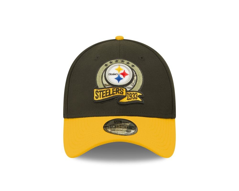 2022 NFL Stretch Cap Service Cap 39THIRTY Baseball Era Era Game Fit Salute to Sideline STEELERS New PITTSBURGH New