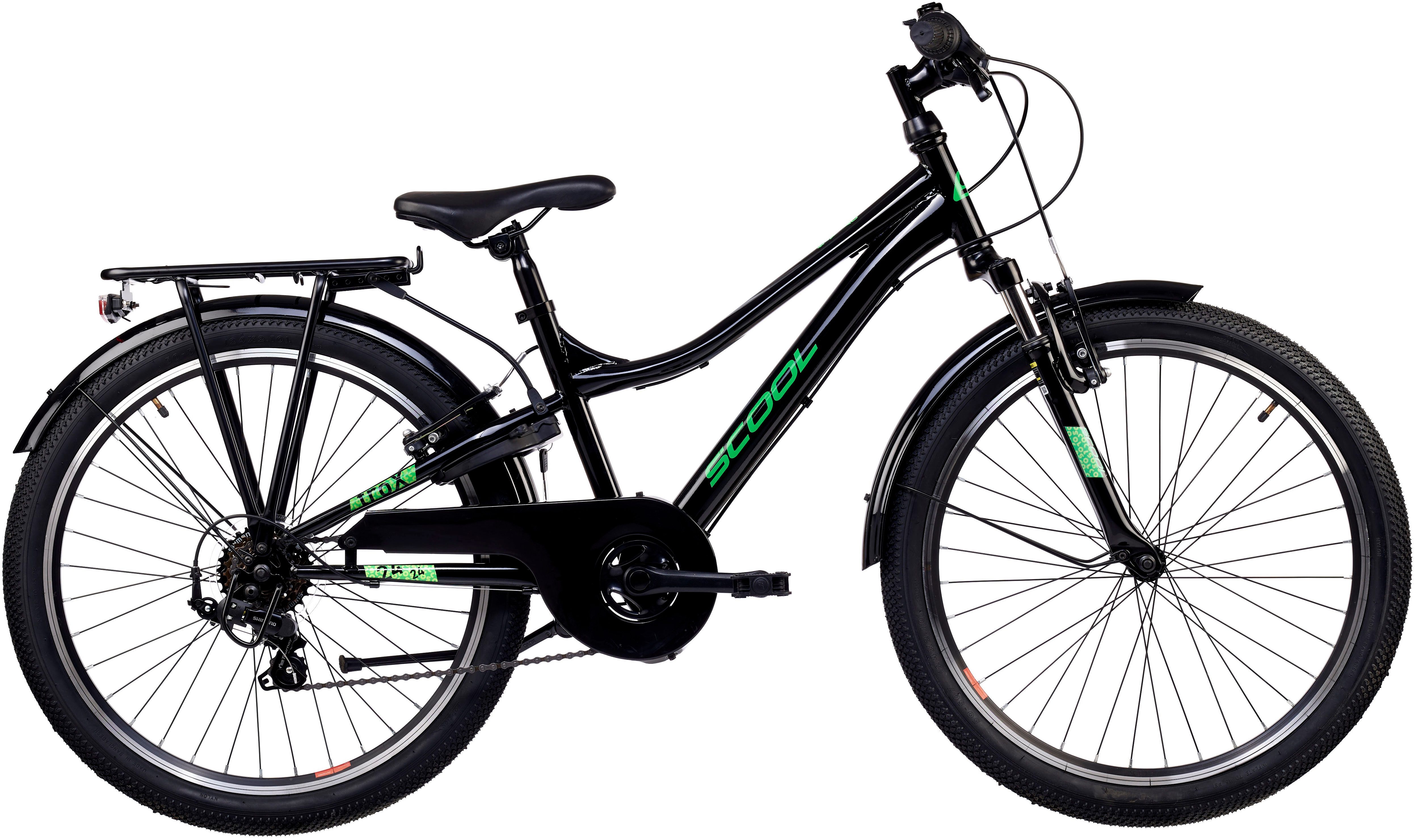 S’COOL Kinderfahrrad S'COOL troX, 6 Gang Shimano, Kettenschaltung