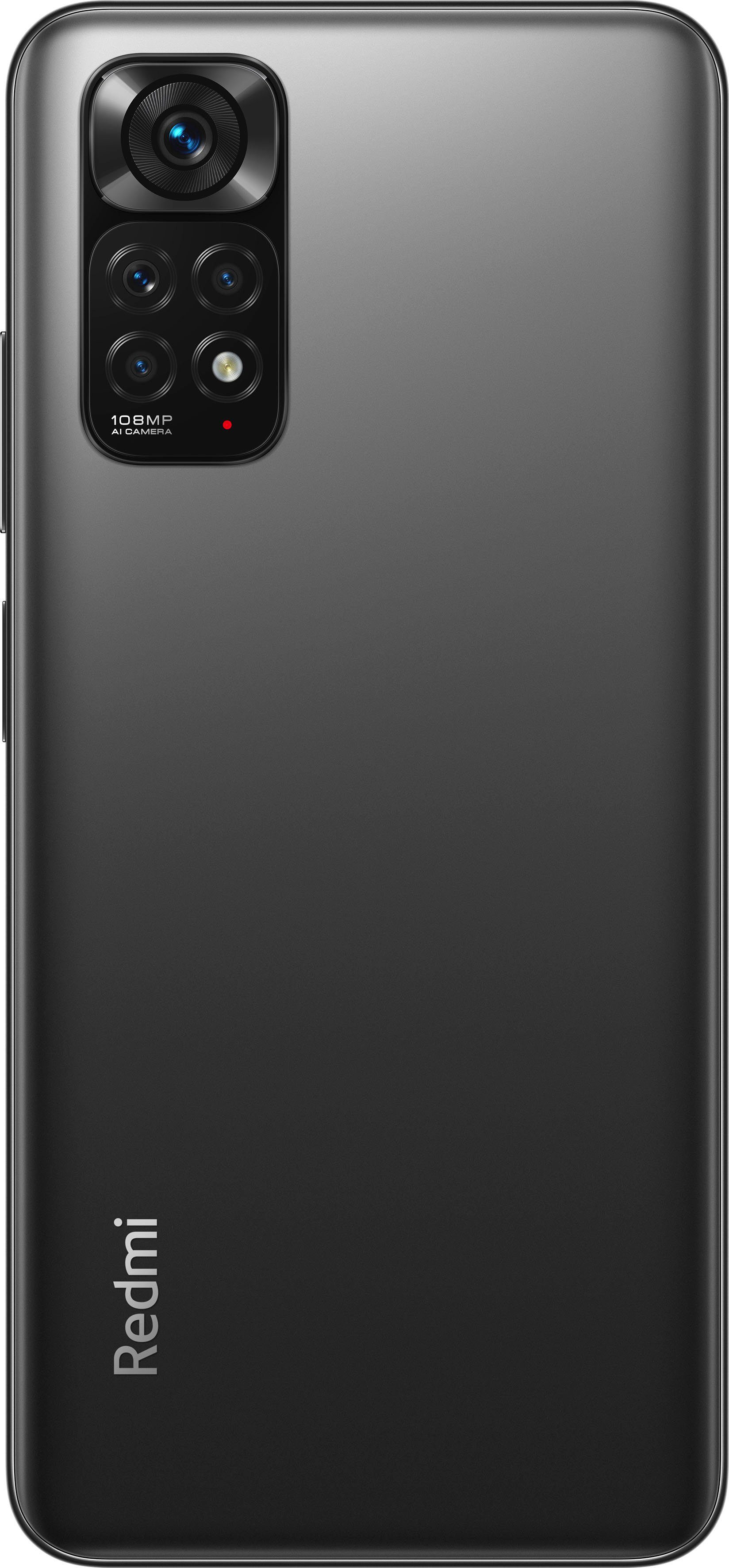 Xiaomi Redmi Gray (16,33 MP 128 108 Note Zoll, 11S Graphite cm/6,43 Kamera) GB Speicherplatz, Smartphone