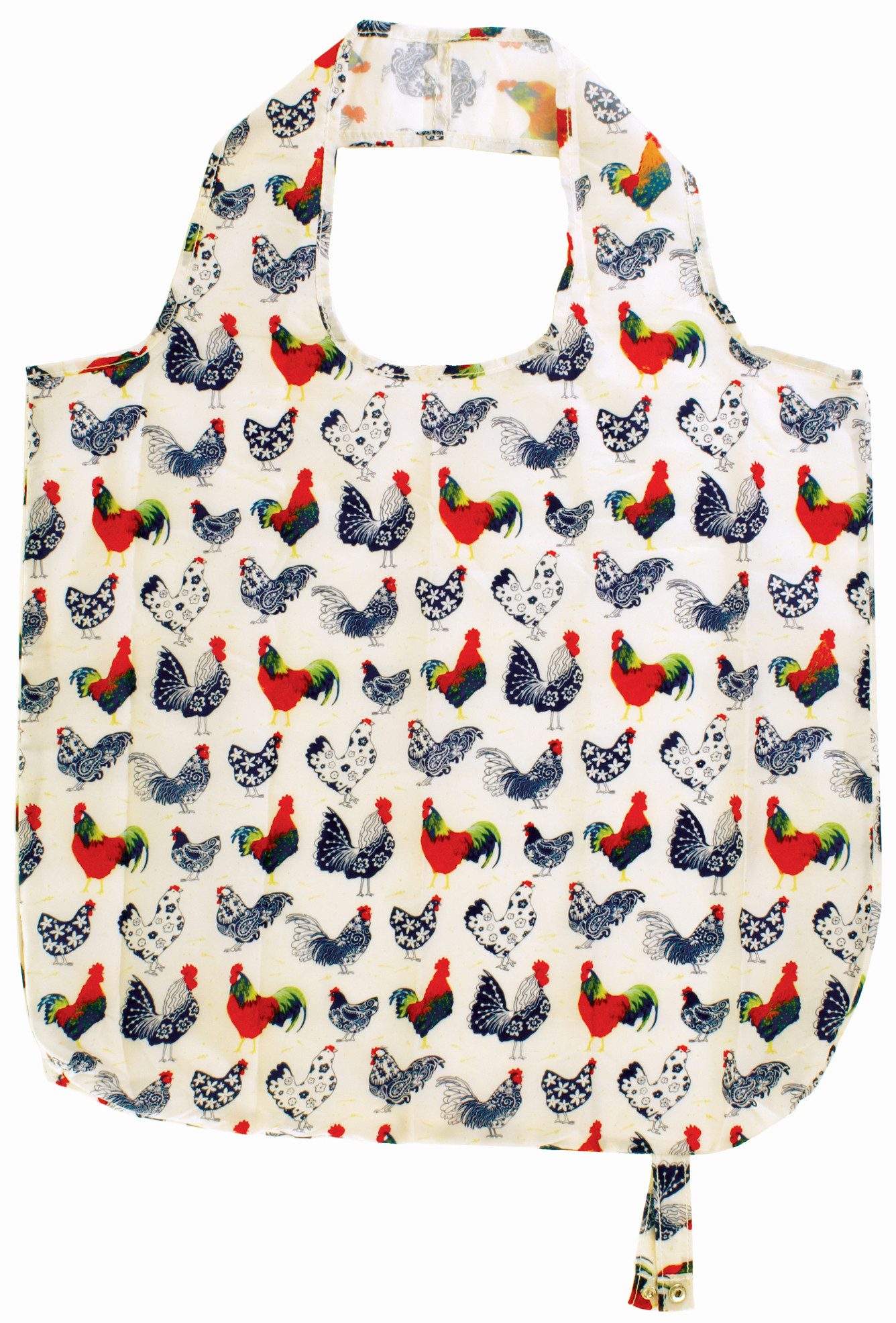 Ulster Weavers Einkaufsbeutel Rooster, faltbare Einkaufstasche incl.Tragegriffe ca.46x61cm Roll-up-Tasche