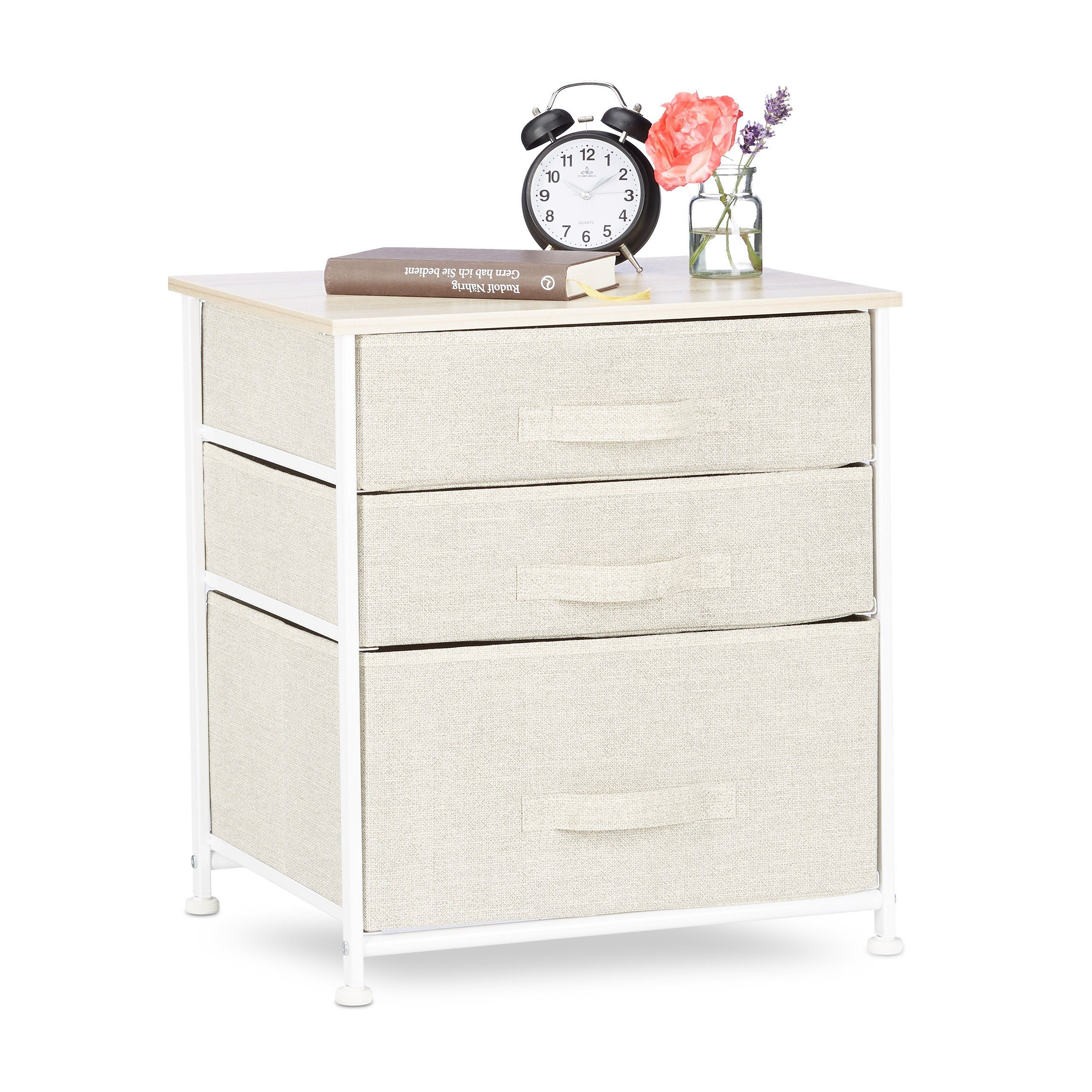 relaxdays Standregal Regalsystem verschiedene Varianten beige, günstig online kaufen