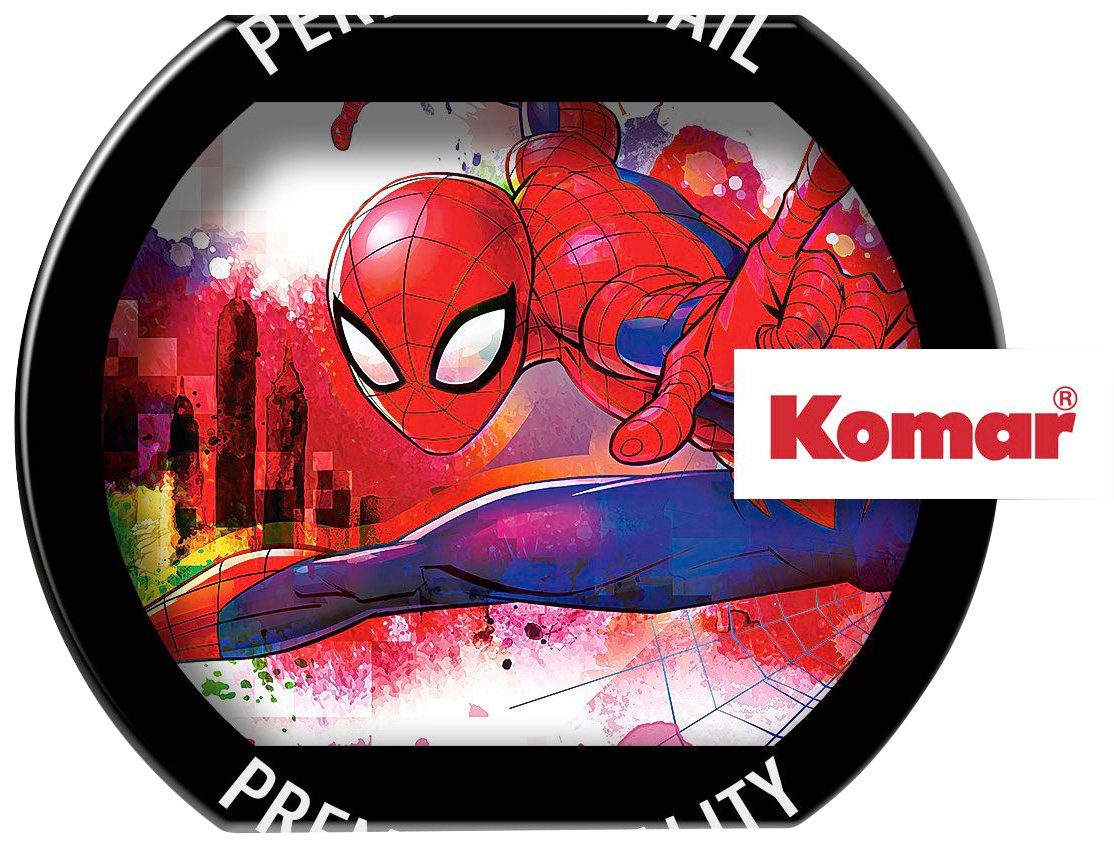 Komar Fototapete Spider-Man Graffiti Art - Größe 368 x 127 cm, glatt, bedruckt, (1 St), Kinderzimmer