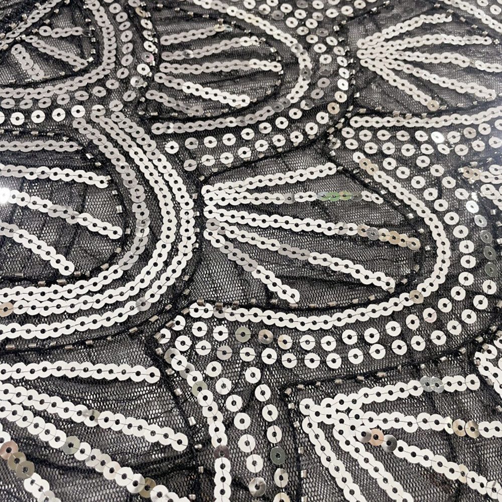 Zaewry Modeschal Retro Schal Umschlagtücher für Abendkleider Stola, für Hochzeit Party Gatsby Kostüm Accessoires – Bild 5 von 5