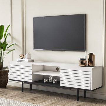 DEMA Home TV-Schrank Lowboard Apollo, Breite 160 cm, Fernseher bis zu 32-70 Zoll