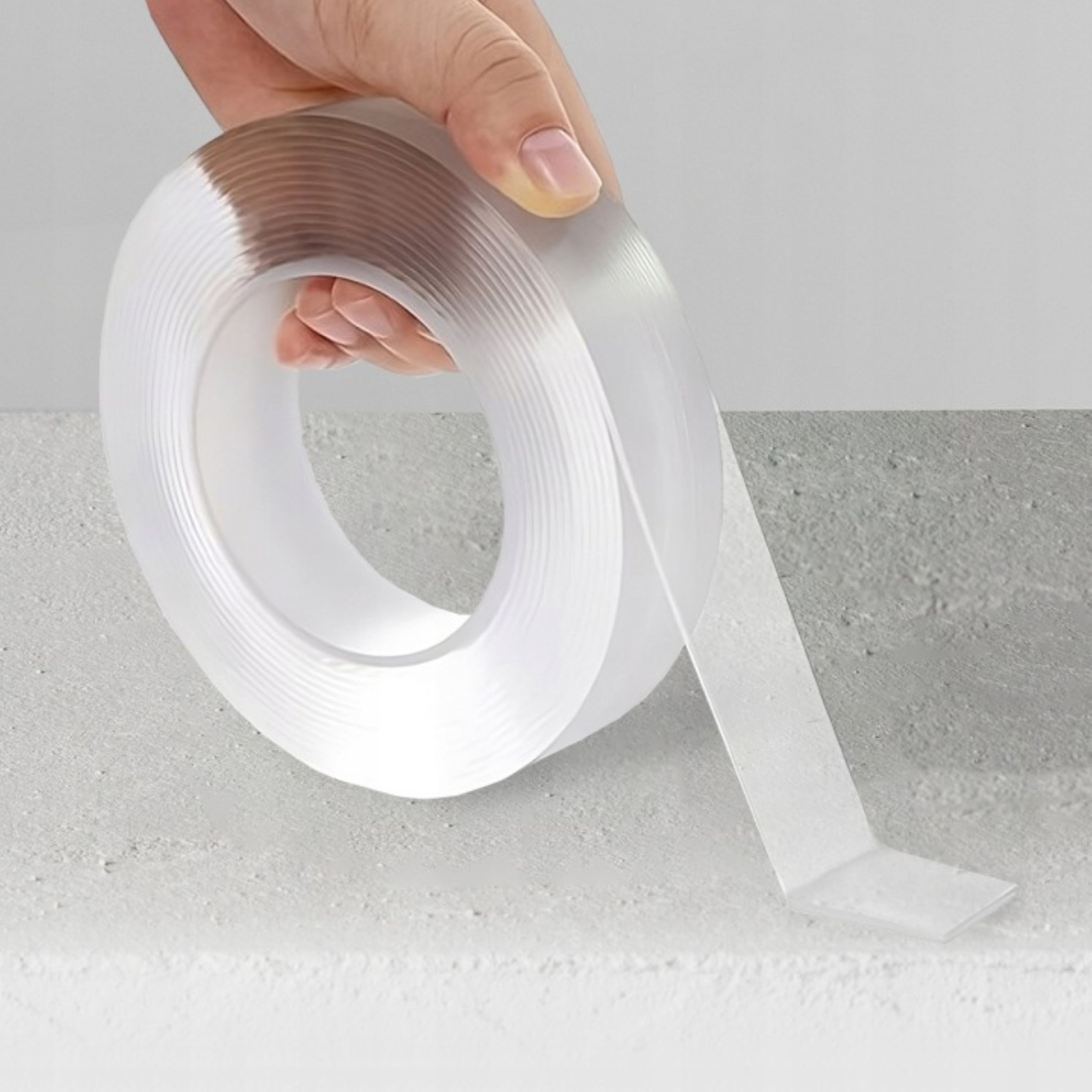 satis Klebeband Nano Klebeband 5m x 20mm Doppelseitig Transparent Wiederverwendbar (1-St)