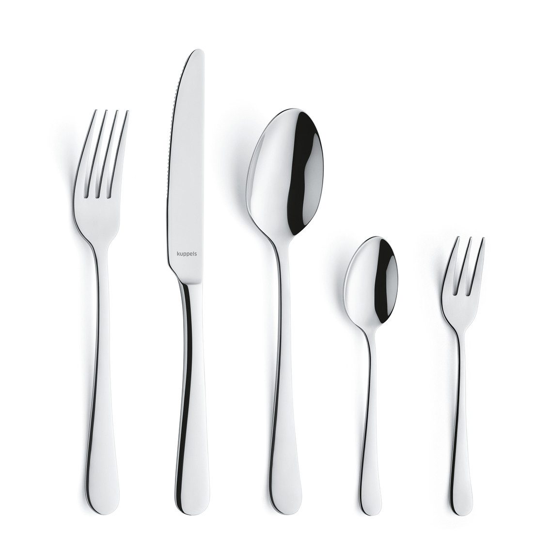 Kuppels Besteck-Set DELIA (30-tlg), 6 Personen, Edelstahl Rostfrei 18/0, spülmaschinenfest, hochglanzpoliert – Bild 5 von 5
