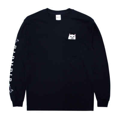 RIPNDIP Longsleeve Lord Nermal Pocket - black