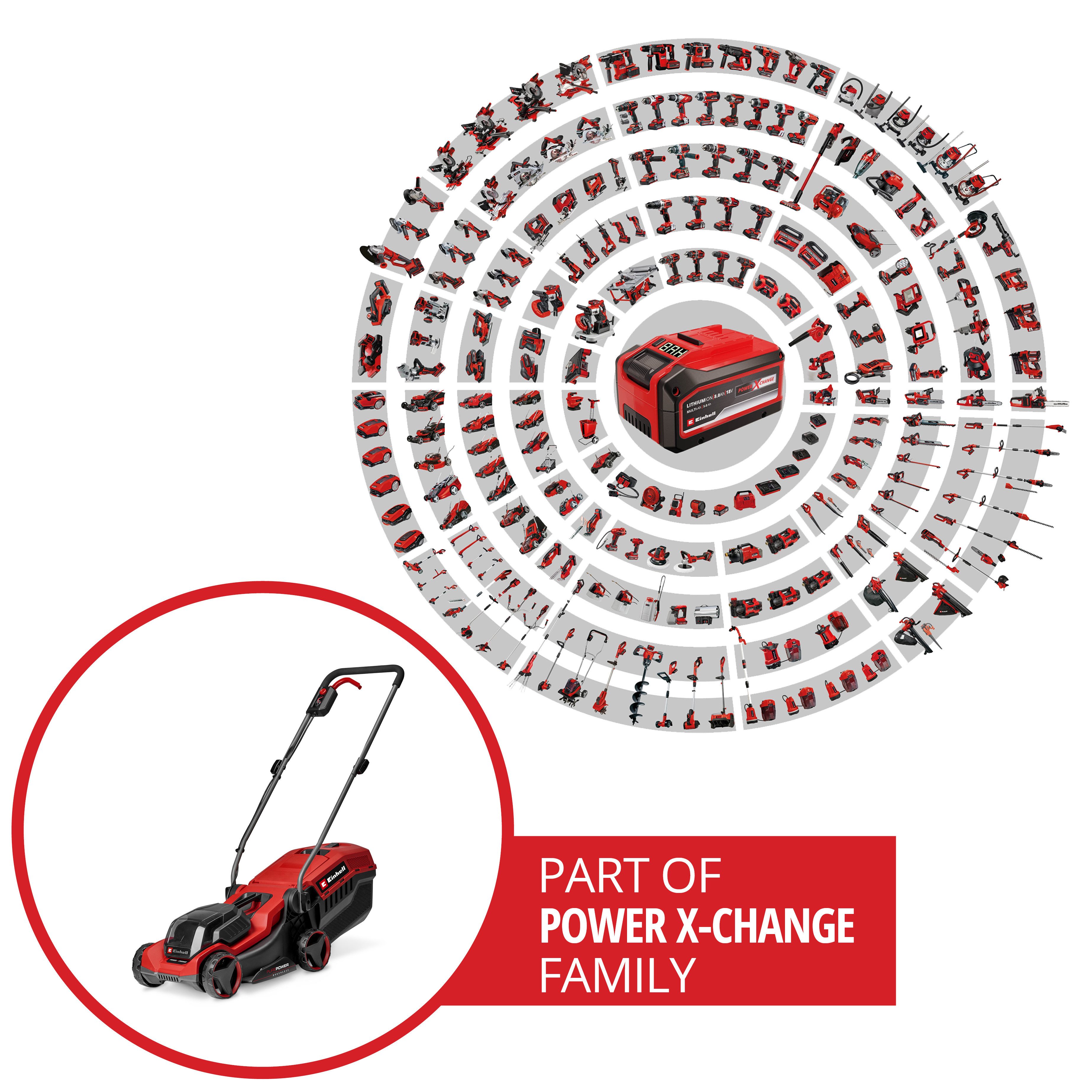 Einhell Akkurasenmäher GE-CM 18/30-1 Li BL-Solo, 30 cm Schnittbreite, ohne Akku und Ladegerät
