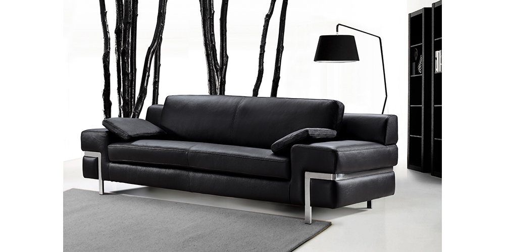 Salottini Polstergarnitur Luxus Sofagarnitur Bormio Leder Polstergarnitur 3 günstig online kaufen