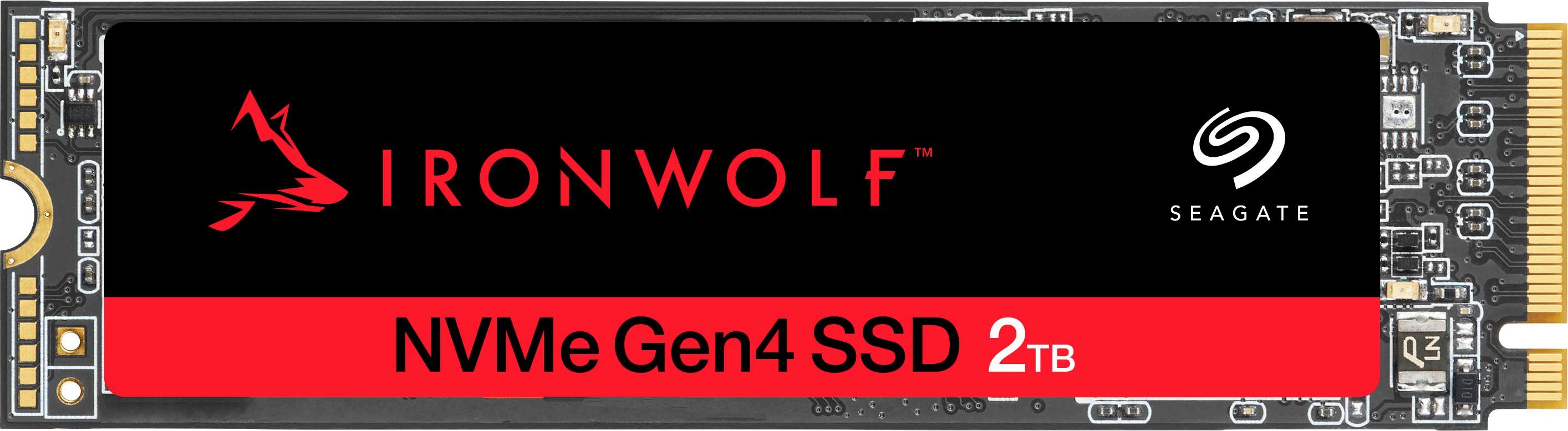 Seagate IronWolf®525 interne SSD (2 TB) 5000 MB/S Lesegeschwindigkeit, 4400 MB/S Schreibgeschwindigkeit