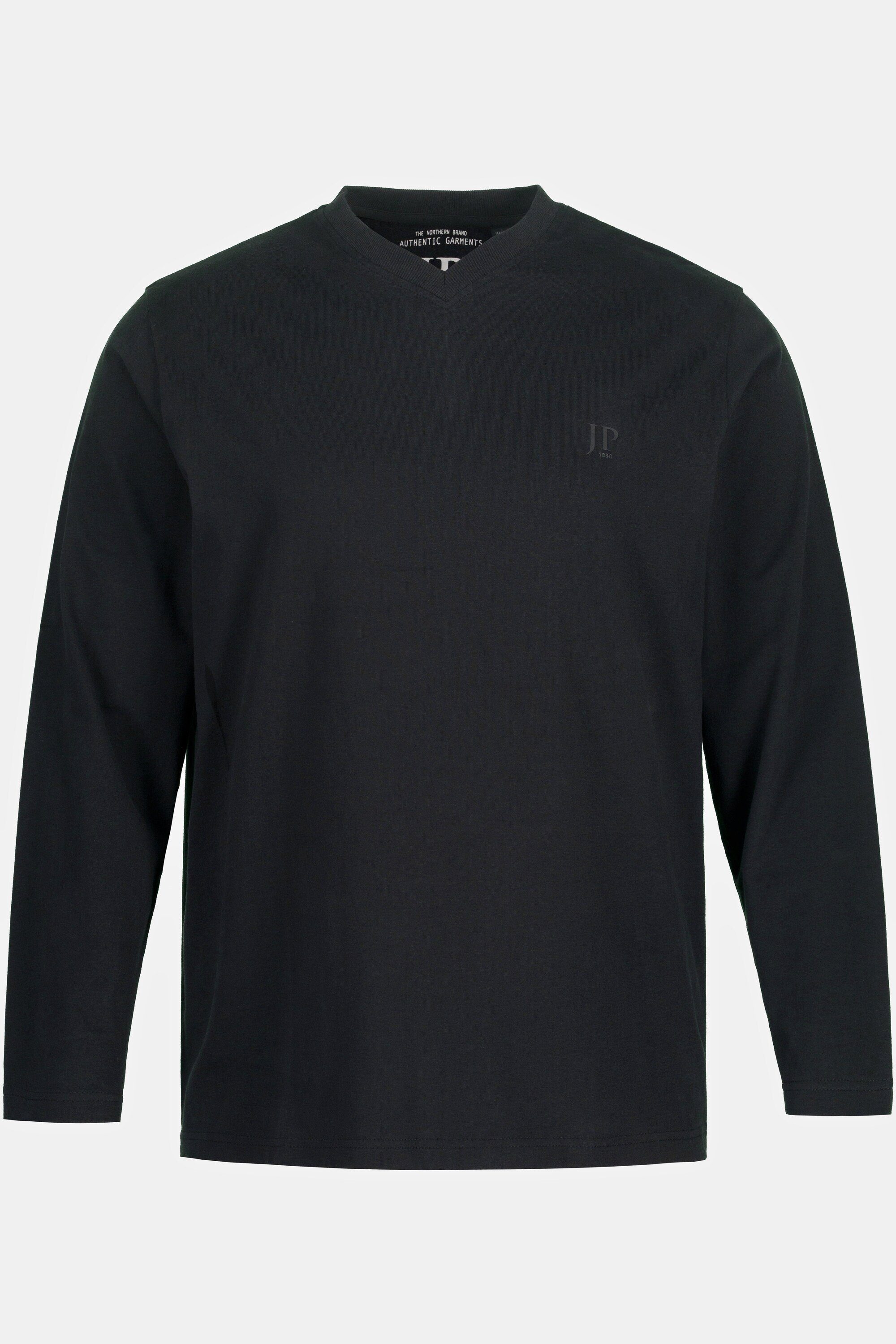 schwarz XL JP1880 bis 8 T-Shirt V-Ausschnitt T-Shirt Langarm