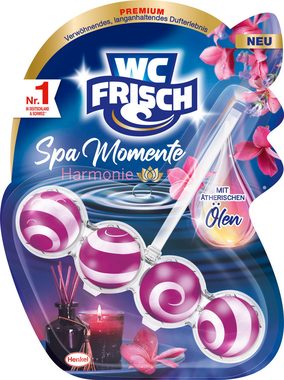 Weißer Riese Color Trio-Caps A-Th. & WC FRISCH Spa Momente Harmonie Spülmaschinenreiniger (Spar-Pack, [120-St. 1x 120 WL und 1x 50g Waschmittel und Toilettenstein)