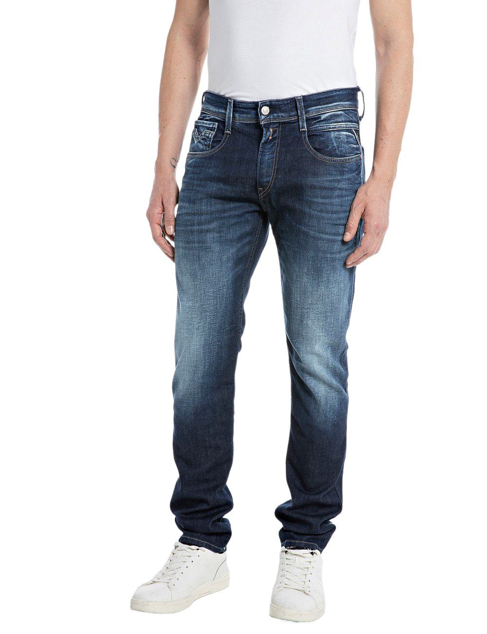 Replay Slim-fit-Jeans ANBASS mit Stretch