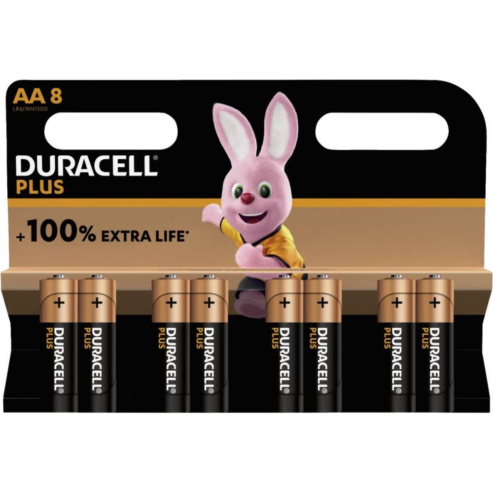 Duracell Plus-AA Mignon-Batterie - Hochleistungsbatterie. Akku