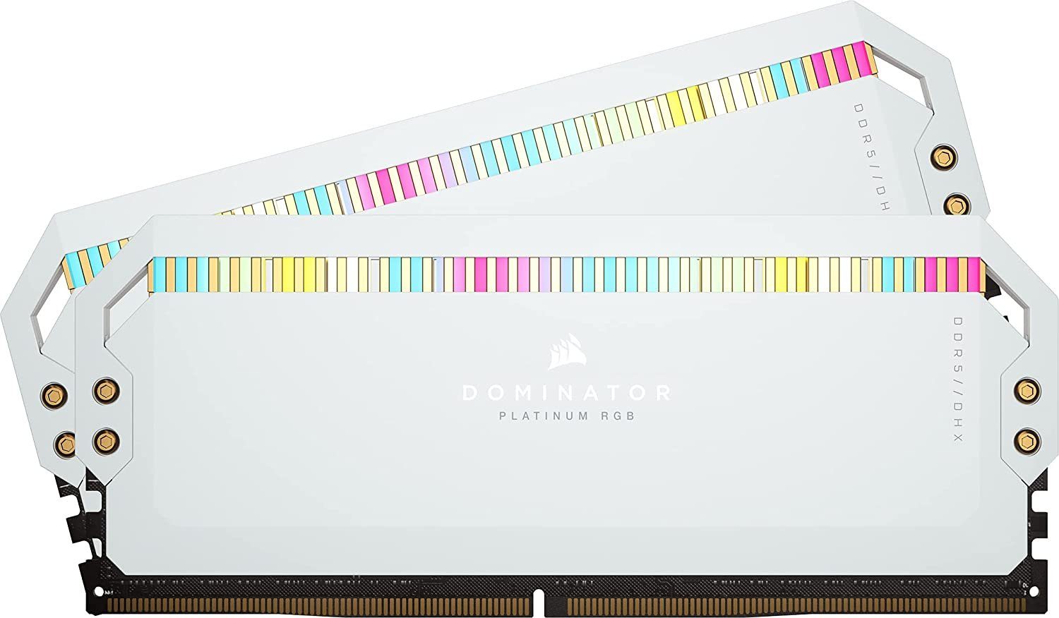 Corsair DOMINATOR PLATINUM RGB DDR5 5200 White Arbeitsspeicher (RGB Beleuchtung ICUE, INTEL optimiert)